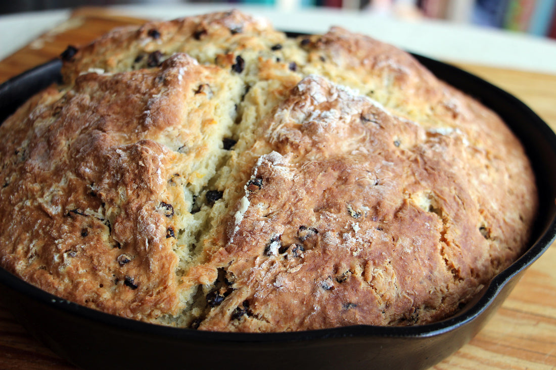 Black Currant Balsamic and Blood Orange Irish Soda Bread