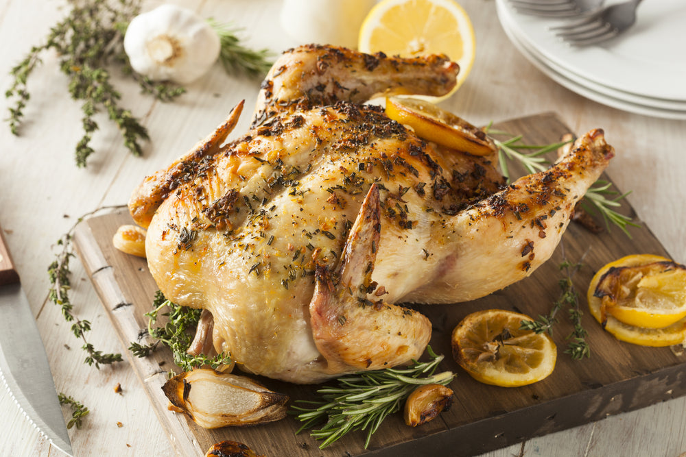 Rosemary Red Wine Roasted Chicken & Marinade