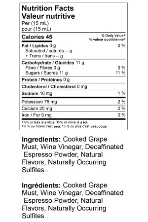 Espresso Dark Balsamic (Whole Ingredient)