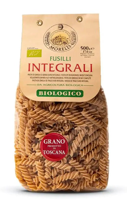 Organic Fusilli Integrali Pasta