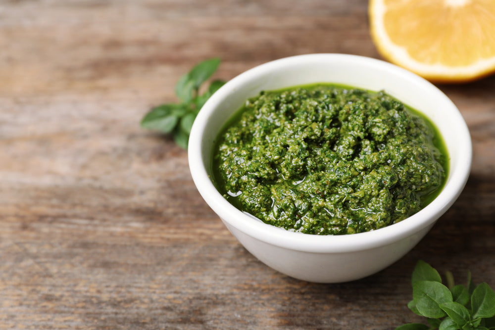 Pesto Infused Olive Oil