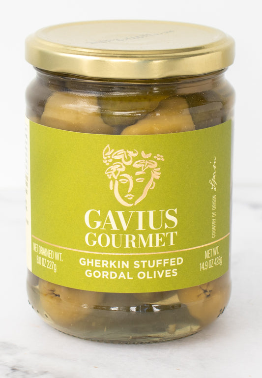 Gavius Gordal Olives Stuffed with Gherkins
