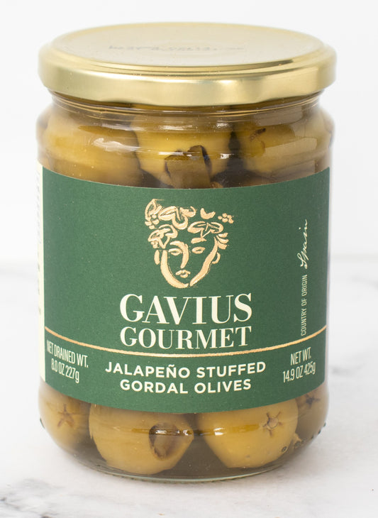Gavius Gordal Olives Stuffed with Jalapenos