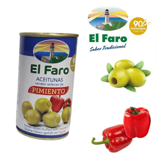 Green Olives stuffed with Pepper