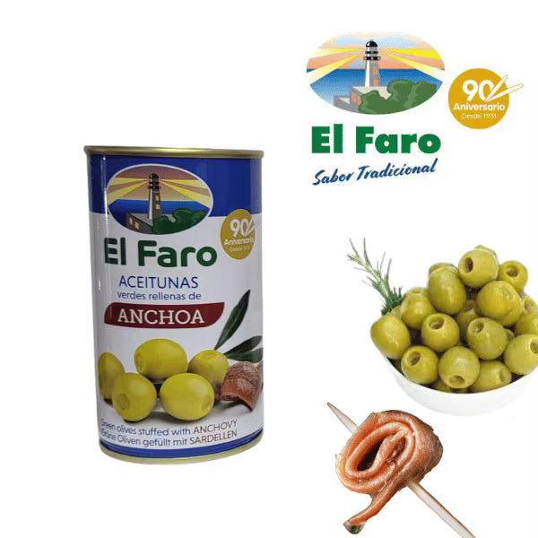 Green Olives stuffed Anchovy