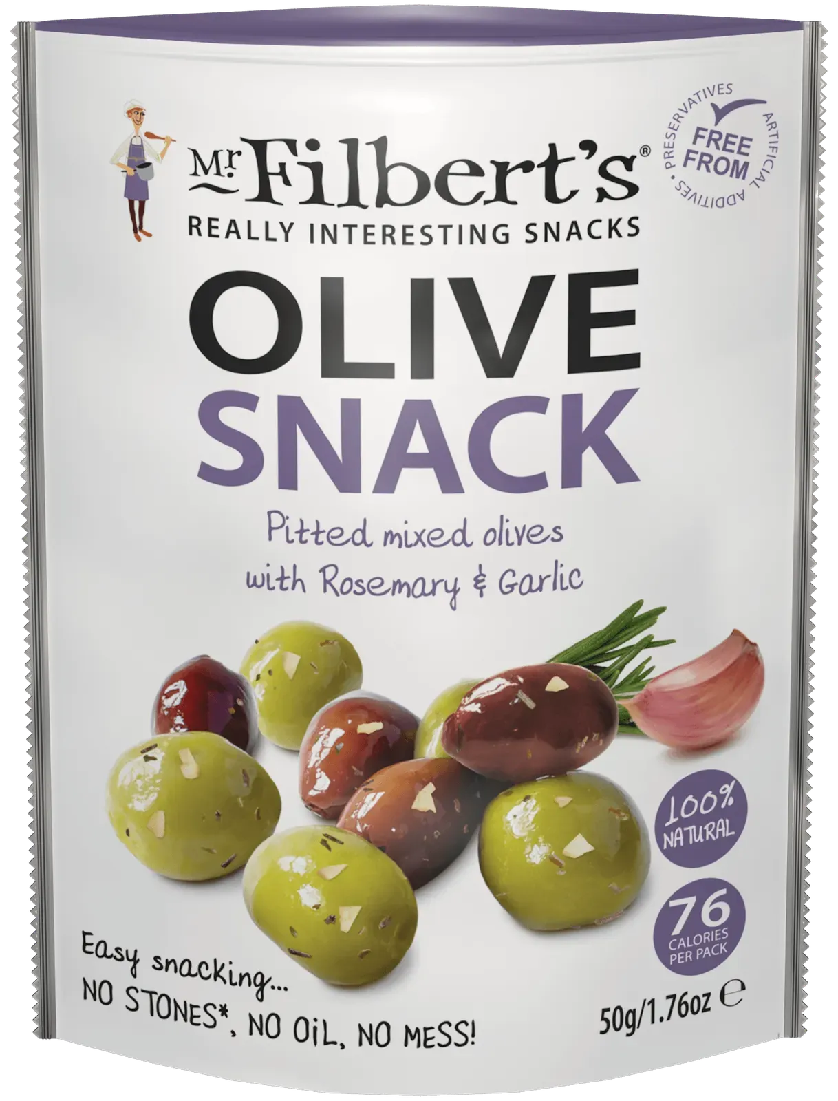 Mixed Olives with Rosemary & Garlic