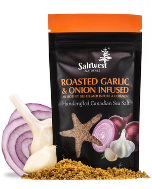Saltwest Naturals Organic Roasted Garlic & Onion Sea Salt