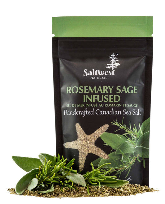 Saltwest Naturals Organic Rosemary Sage Sea Salt